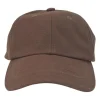 Les Classiques brown embroidered cotton canvas 'La Casquette' baseball hat featuring logo motif