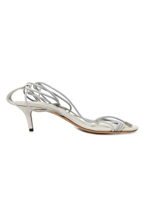 Light Grey Attua Wrap-ankle Sandals