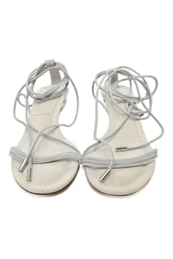 Light Grey Attua Wrap-ankle Sandals