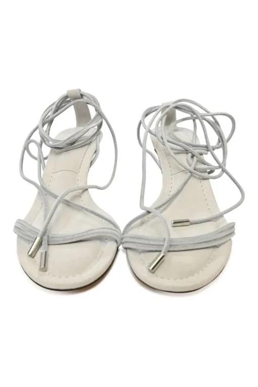 Light Grey Attua Wrap-ankle Sandals