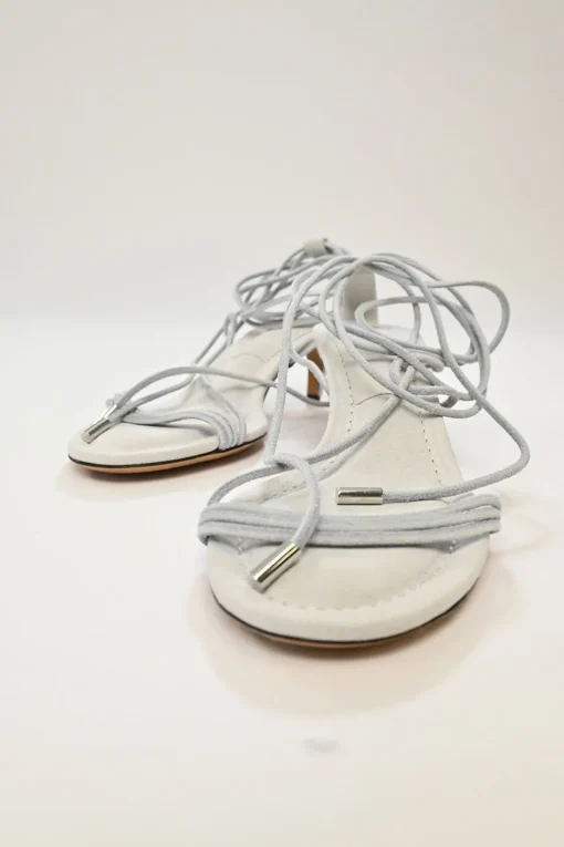 Light Grey Attua Wrap-ankle Sandals