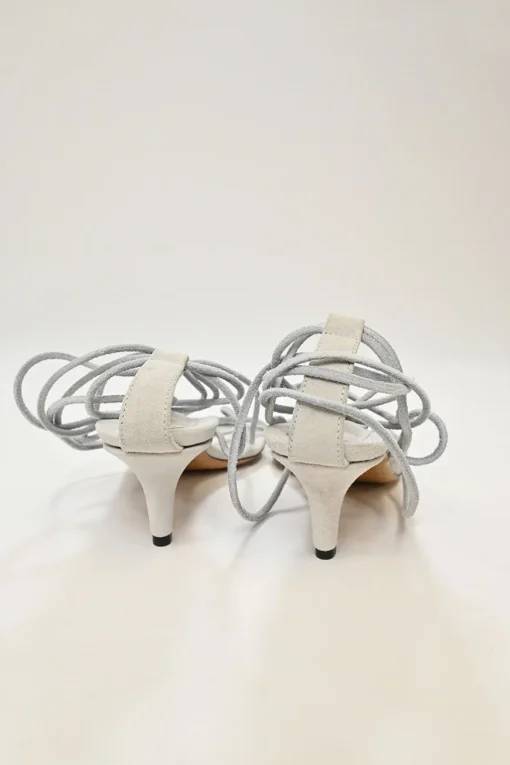Light Grey Attua Wrap-ankle Sandals