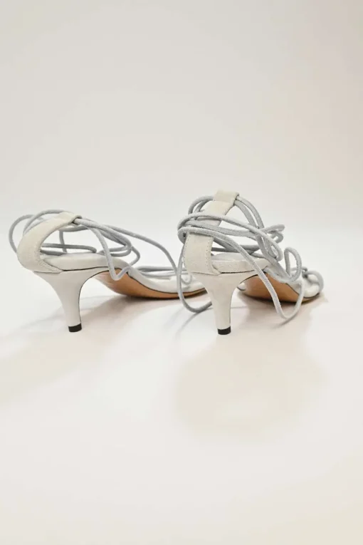 Light Grey Attua Wrap-ankle Sandals