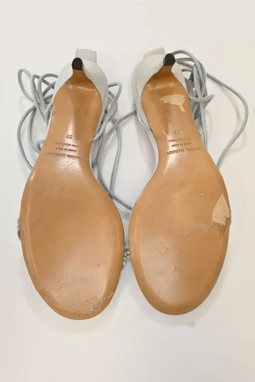 Light Grey Attua Wrap-ankle Sandals