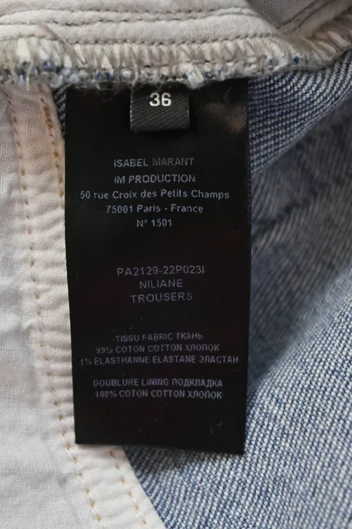 Light-wash cotton-blend denim pull-on high-rise Niliane straight-leg jeans