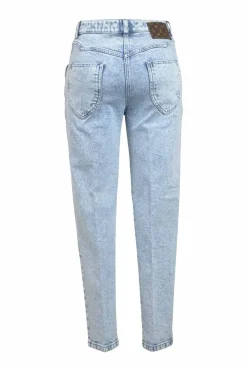 Light-wash indigo cotton-blend denim pull-on high-rise skinny jeans with contrasting coin pocket and inseam insert