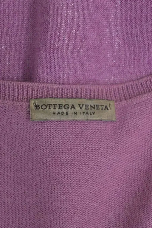 Lilac semi-sheer cashmere-silk blend jersey knit tank top