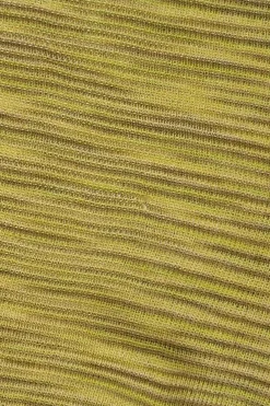 Lime green semi-sheer space-dyed jersey knit pullover tank top