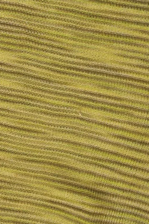 Lime green semi-sheer space-dyed jersey knit pullover tank top