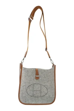 Limited Edition Light Grey Felt with Silver Hardware Evelyne 29