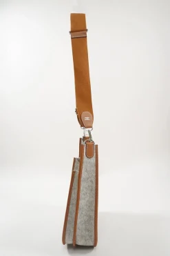 Limited Edition Light Grey Felt with Silver Hardware Evelyne 29
