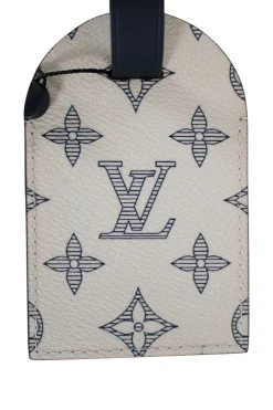 Limited edition Louis Vuitton x Chapman Brothers luggage tag, sold out and very rare. Features Rhino screen print