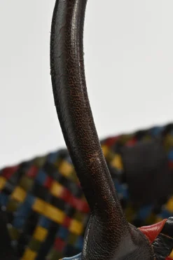 Limited release multi-colour Intrecciato leather Cabat tote