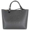 Loewe small Anagram Tote in black grained calfskin