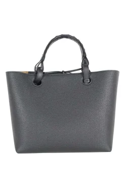 Loewe small Anagram Tote in black grained calfskin