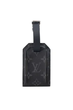 Louis Vuitton Black Monogram Eclipse Chapman Brothers Luggage Tag