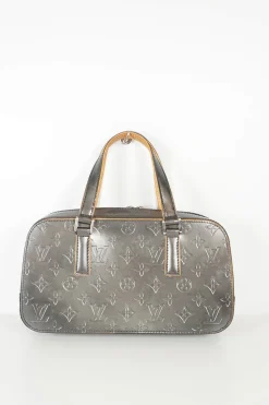 Louis Vuitton black Monogram Mat Shelton Bag