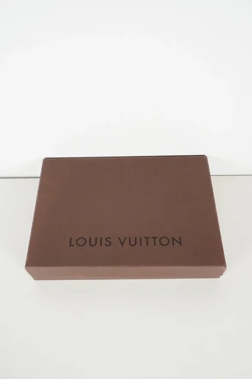 Louis Vuitton grey Chain Louise GM leather crossbody bag with gold tone hardware