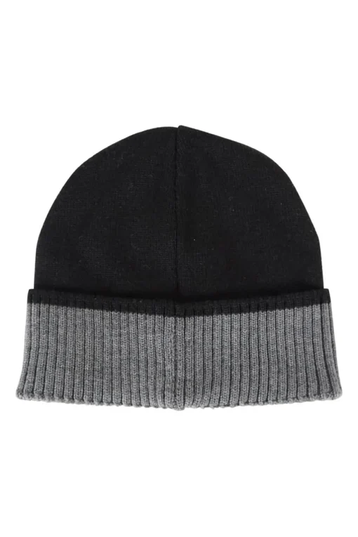 Louis Vuitton grey/black bonnet wool knit hat