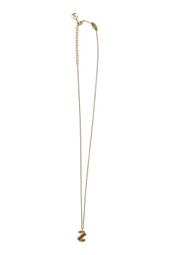 LV &amp; Me gold-finish permabrass 'S' letter chain necklace