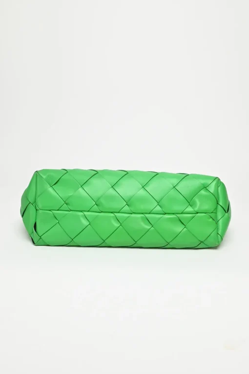 Medium Grass Intrecciato Leather Cabat Tote Bag