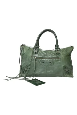 Medium Mystery Green Classic Work Bag