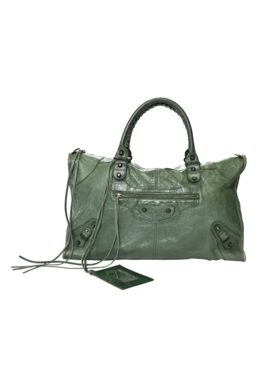 Medium Mystery Green Classic Work Bag