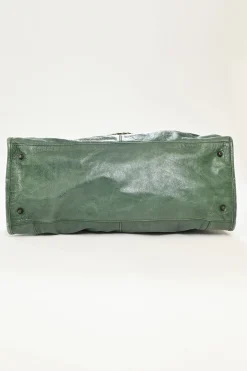 Medium Mystery Green Classic Work Bag
