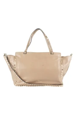 Medium Poudre rockstud calfskin tote bag