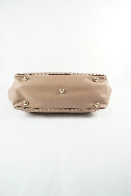 Medium Poudre rockstud calfskin tote bag