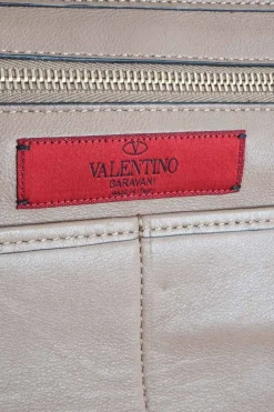 Medium Poudre rockstud calfskin tote bag