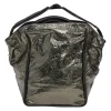 Metallic crinkle leather Basket 02 bag
