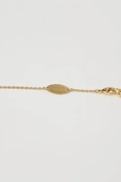 Mixed-metal Nanogram necklace with lobster clasp closure