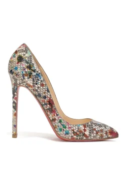 Multi-colour python Carnival So Kate 120 pointed-toe pumps