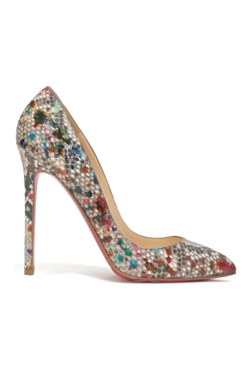 Multi-colour python Carnival So Kate 120 pointed-toe pumps