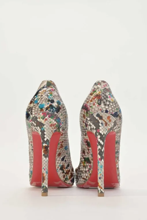 Multi-colour python Carnival So Kate 120 pointed-toe pumps