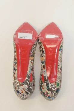 Multi-colour python Carnival So Kate 120 pointed-toe pumps