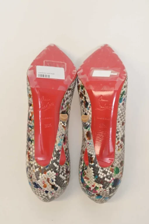 Multi-colour python Carnival So Kate 120 pointed-toe pumps