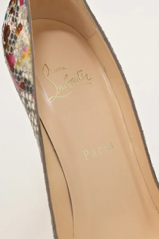 Multi-colour python Carnival So Kate 120 pointed-toe pumps