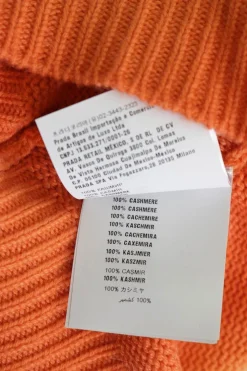 Multi-coloured gradient dip-dye-effect cashmere intarsia cactus crewneck pullover sweater