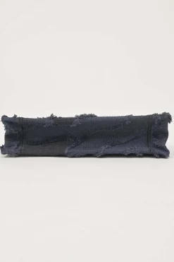 Navy camouflage embroidered canvas mini Book Tote