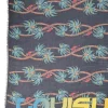 Navy cashmere-silk blend Cobalt Jungle scarf