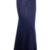 Navy maxi skirt