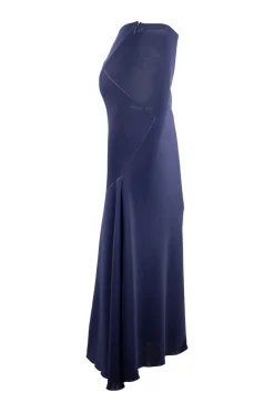 Navy maxi skirt