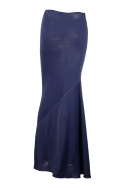 Navy maxi skirt