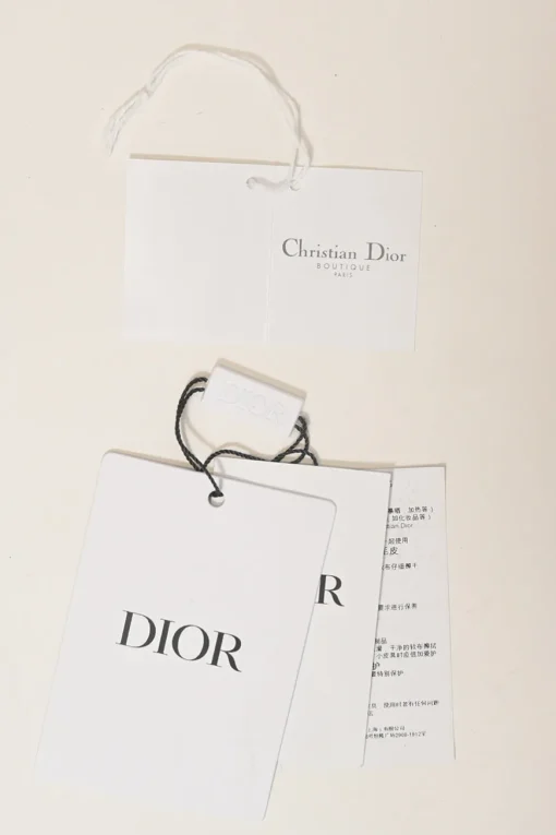 Navy Oblique canvas and leather card holder