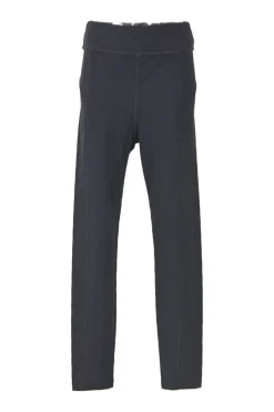 Navy pull-on high-rise leggings featuring FF Karligraphy motif