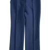 Navy straight pants