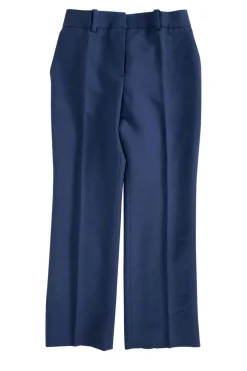 Navy straight pants