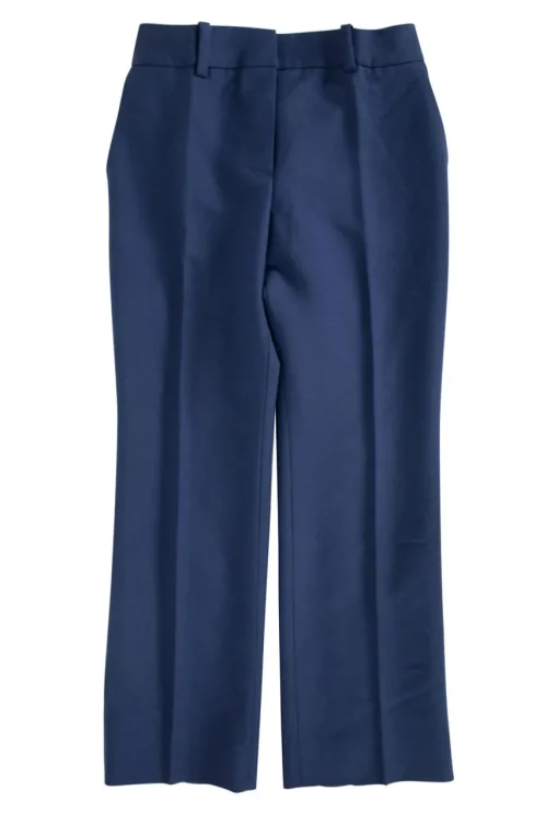 Navy straight pants
